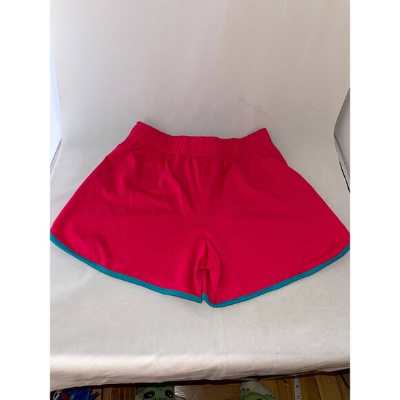 WSport Running Shorts Women's X-Large Pink Trim Polyester Elastic Waist Stretch - Picture 4 of 5